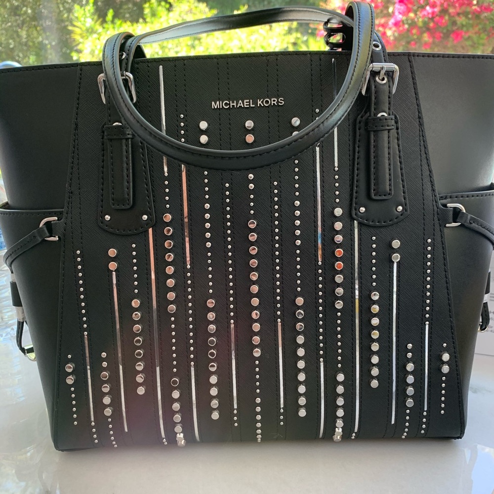 Michael Kors Voyager Purse studded